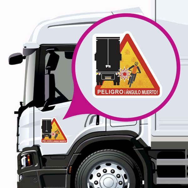 Car & Motorbike Stickers: Signal Transport of Goods Trailers 
