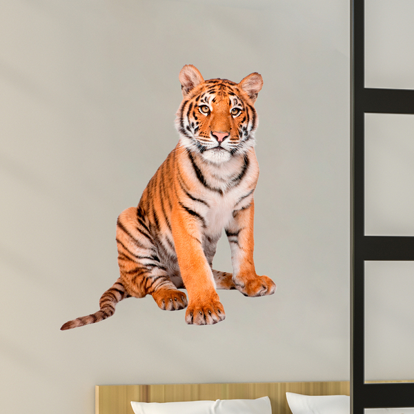 Wall Stickers: Young Siberian tiger