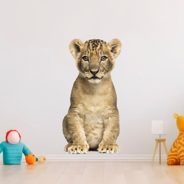 Wall Stickers: Lion cub