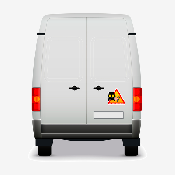 Car & Motorbike Stickers: Dead Angle Van