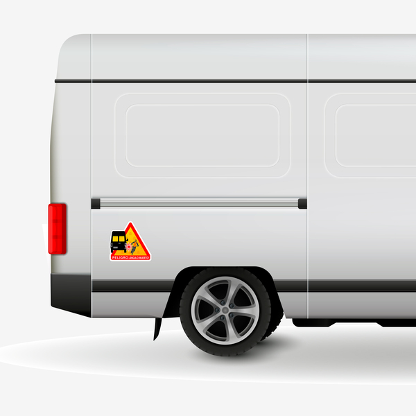 Car & Motorbike Stickers: Dead Angle Van