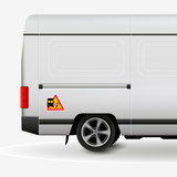 Car & Motorbike Stickers: Dead Angle Van 7