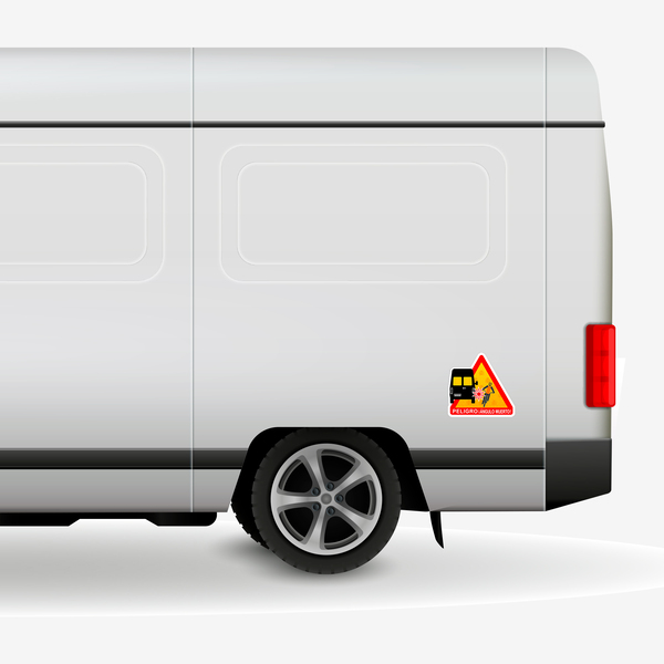 Car & Motorbike Stickers: Dead Angle Van