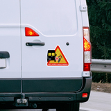 Car & Motorbike Stickers: Dead Angle Van 9