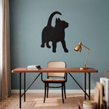 Wall Stickers: Silhouette Funny cat 5