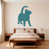 Wall Stickers: Silhouette Funny cat 6
