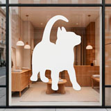 Wall Stickers: Silhouette Funny cat 7