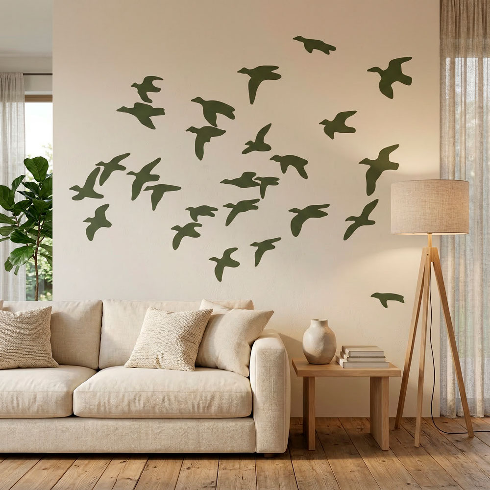 Wall Stickers: Flock birds