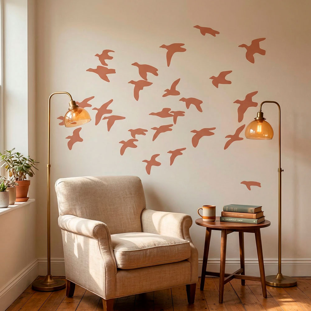 Wall Stickers: Flock birds