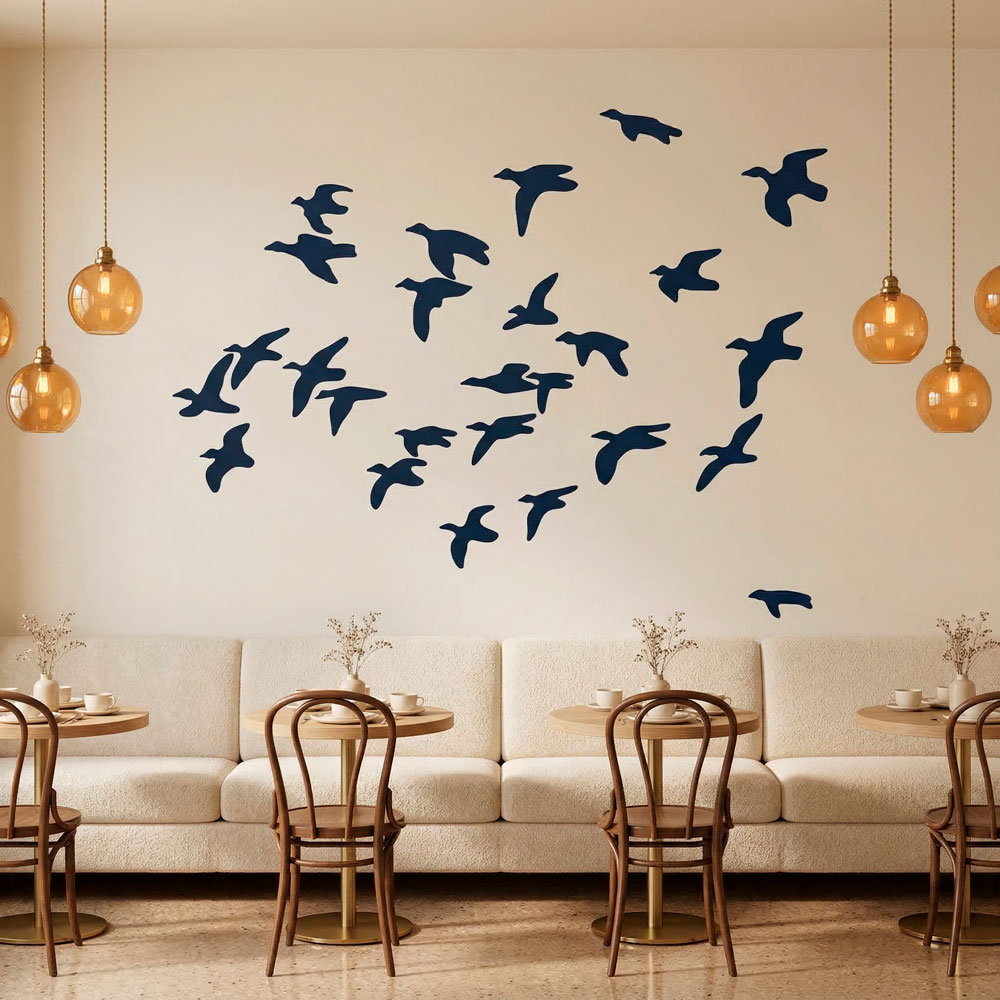 Wall Stickers: Flock birds
