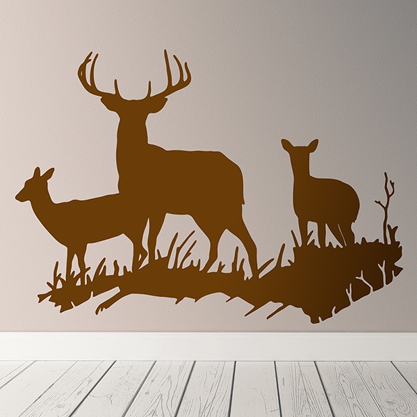 Wall Stickers: Deer family