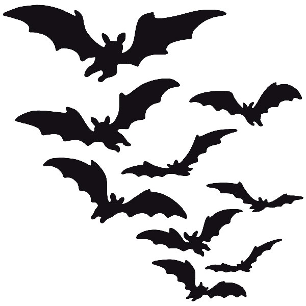 Wall Stickers: Silhouette bats