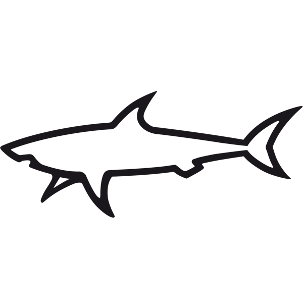Car & Motorbike Stickers: Shark silhouette