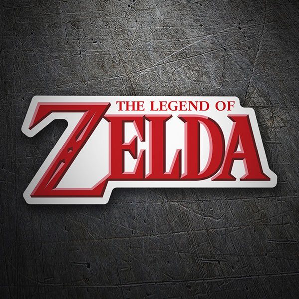 Car & Motorbike Stickers: Legend of Zelda in Large Typography