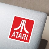 Car & Motorbike Stickers: Atari Logo 4