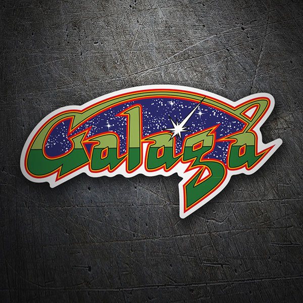 Car & Motorbike Stickers: Galaga