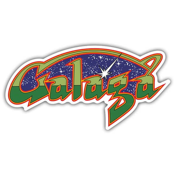 Car & Motorbike Stickers: Galaga