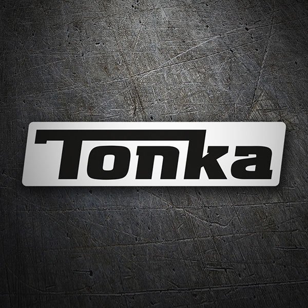 Car & Motorbike Stickers: Tonka in Bold Typography
