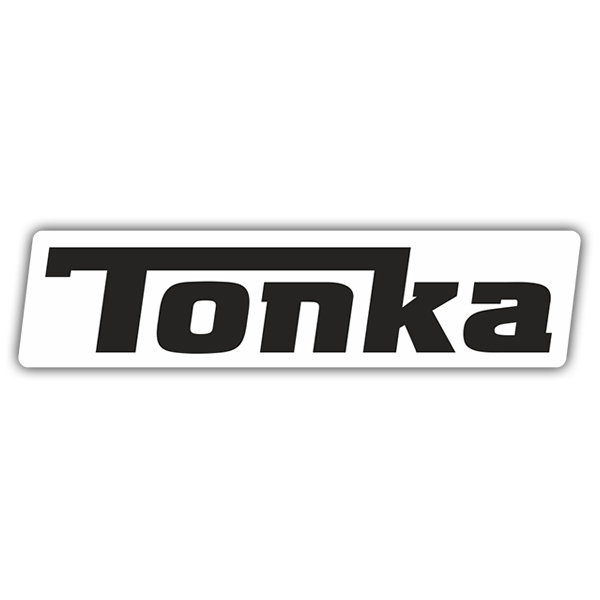 Car & Motorbike Stickers: Tonka in Bold Typography