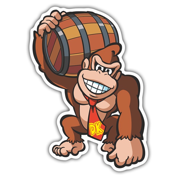 Sticker Donkey Kong Dk Muraldecal Com
