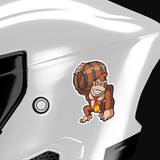 Car & Motorbike Stickers: Donkey Kong DK 5
