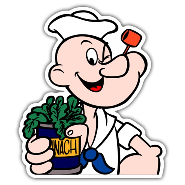 Car & Motorbike Stickers: Popeye