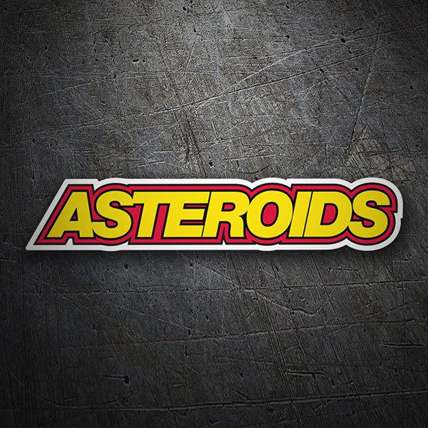 Car & Motorbike Stickers: Asteroids Logo