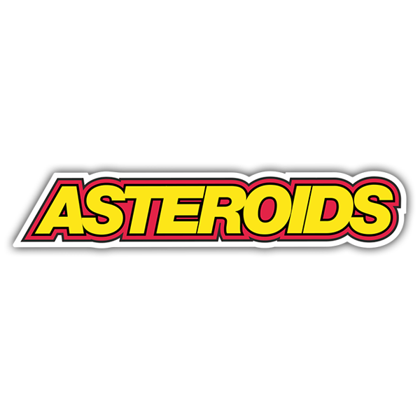 Car & Motorbike Stickers: Asteroids Logo