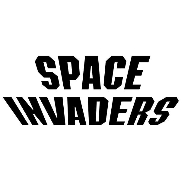 Car & Motorbike Stickers: Space Invaders Logo