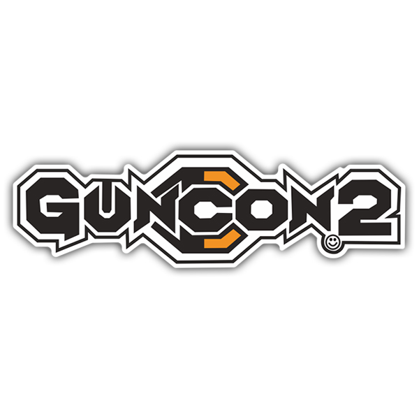 Car & Motorbike Stickers: GunCon 2 Logo