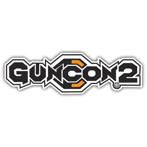 Car & Motorbike Stickers: GunCon 2 Logo 0