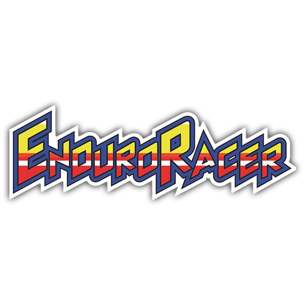 Car & Motorbike Stickers: Enduro Racer Logo