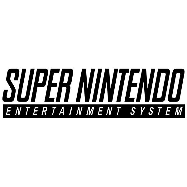 Car & Motorbike Stickers: Super Nintendo Logo