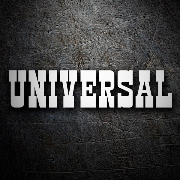 Car & Motorbike Stickers: Universal Entertainment