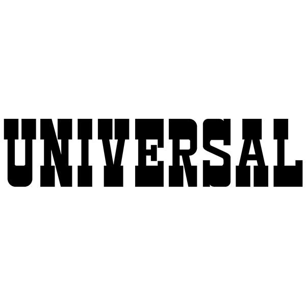 Car & Motorbike Stickers: Universal Entertainment