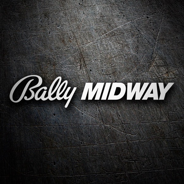 Car & Motorbike Stickers: Bally Midway Logo