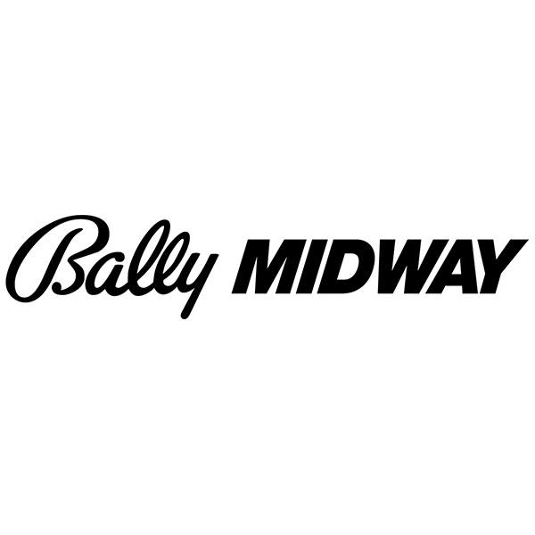 Car & Motorbike Stickers: Bally Midway Logo