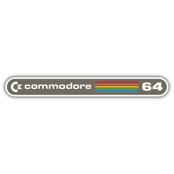Car & Motorbike Stickers: Commodore 64 Logo