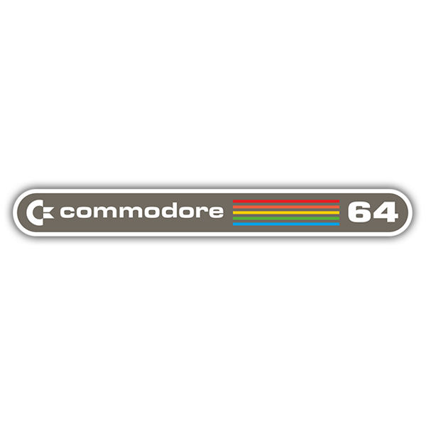 Car & Motorbike Stickers: Commodore 64 Logo 0