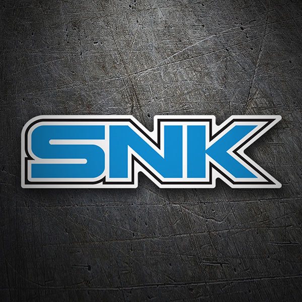 Car & Motorbike Stickers: SNK in Uppercase Letters