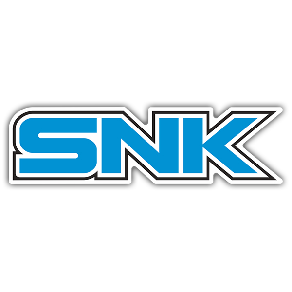 Car & Motorbike Stickers: SNK in Uppercase Letters