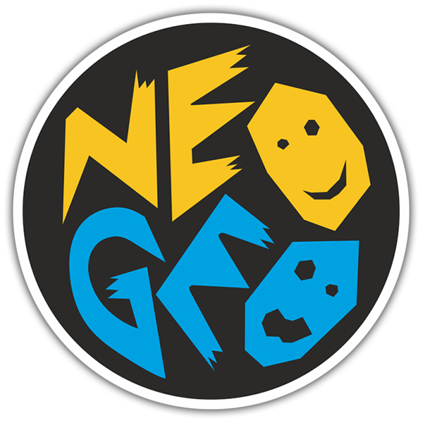 Car & Motorbike Stickers: Neo-Geo Faces 0