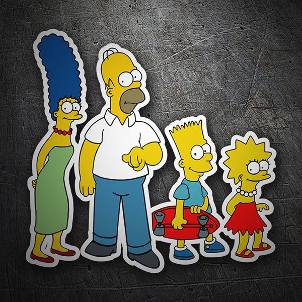 Car & Motorbike Stickers: Simpsons