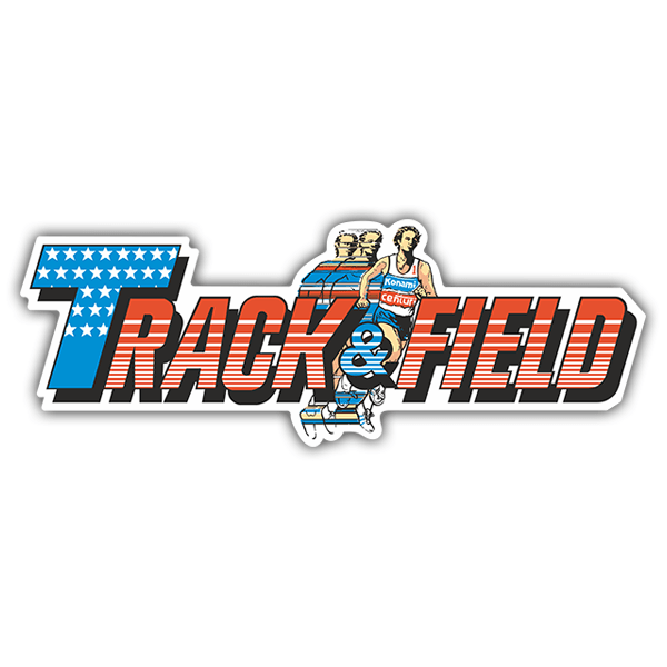 Car & Motorbike Stickers: Track & Field 0