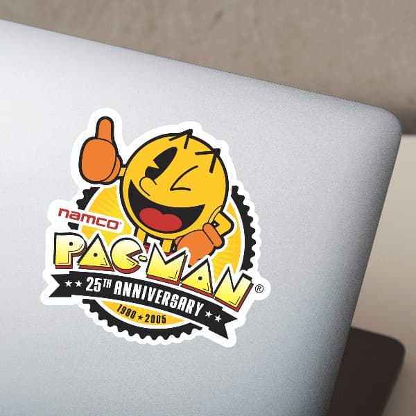 Car & Motorbike Stickers: Pac-Man 25th Anniversary