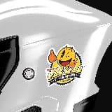 Car & Motorbike Stickers: Pac-Man 25th Anniversary 6