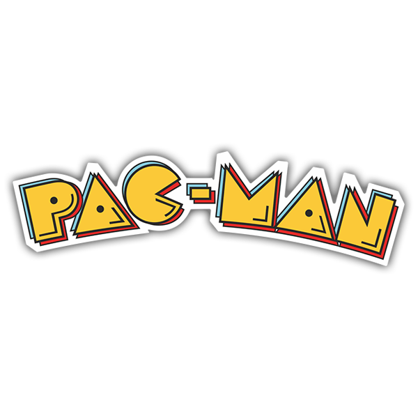 Car & Motorbike Stickers: Pac-Man Logo