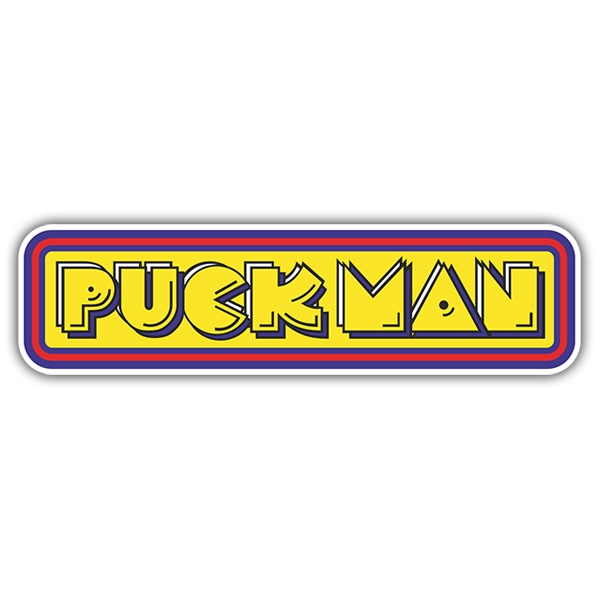 Car & Motorbike Stickers: Puck-Man Logo