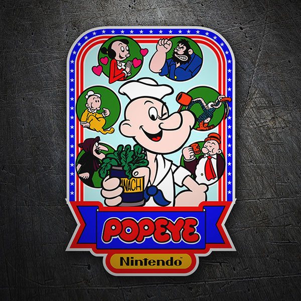 thumbnail image 2 of Oyl Olive Popeye Cartoon Vinyl Sticker - Waterproof Decal For Car, Laptop, Phone, Wall Art 2 of 6