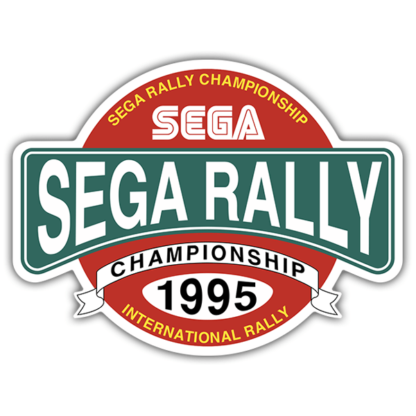 Car & Motorbike Stickers: Sega Rally Championship